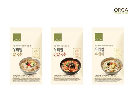 올가홀푸드, 우리밀로 만든 동절기 면 3종 출시