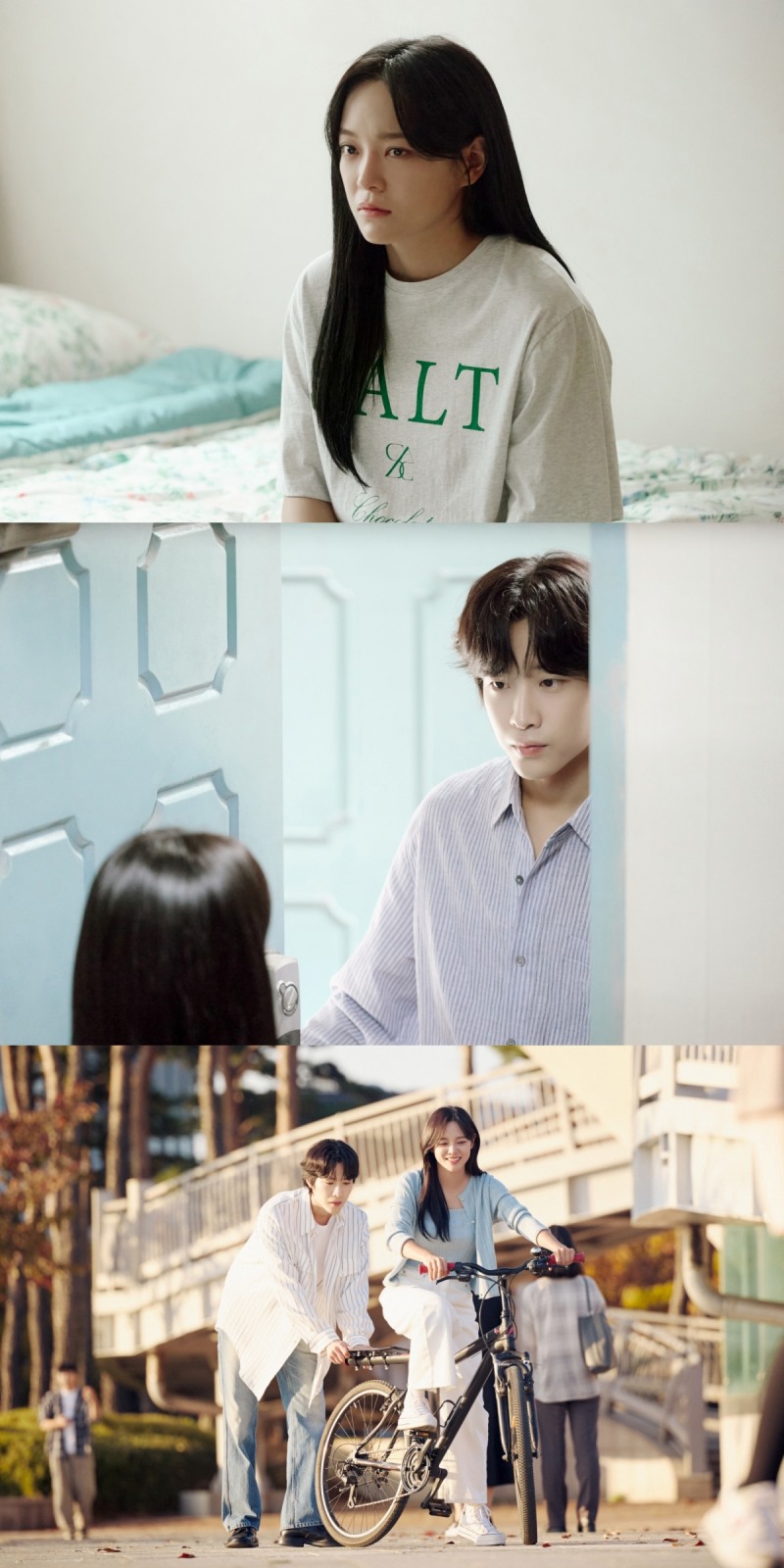 ‘취하는 로맨스’ 김세정X이종원, ‘로망 실현’ 러블리 자전거 데이트 포착