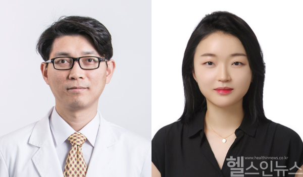 (왼쪽부터) 심승혁 건국대병원 산부인과 교수와 장은비 전임의 (건국대병원 제공)
