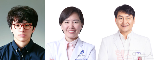(왼쪽부터) 제1저자 장수영 연세대 의생명시스템정보학과 박사과정, 교신저자 박유랑 연세대 의생명시스템정보학과 교수, 조철현 고려대안암병원 정신건강의학과 교수 (고대안암병원 제공)