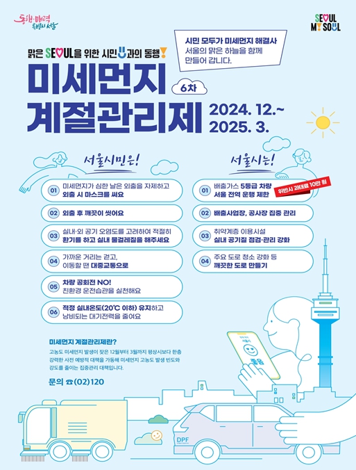 미세먼지 계절관리제 홍보물