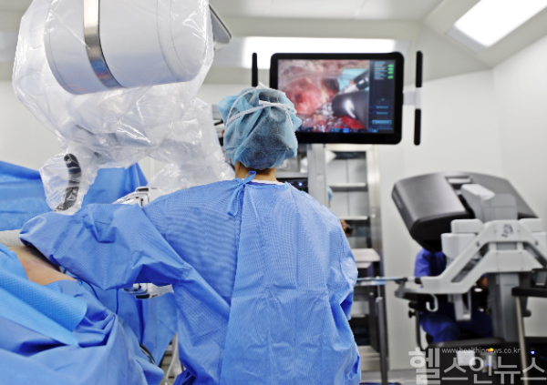 인하대병원 로봇수술 현장 (인하대병원 제공)