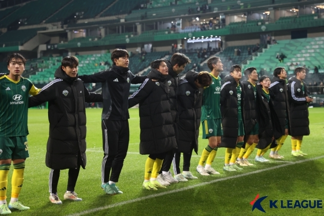 전북의 홈 경기 장면