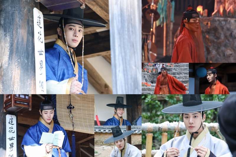 ‘옥씨부인전’ 추영우, 촬영 현장 비하인드 컷 공개…첫 촬영부터 공연 장면까지 꽉 채운 사진 눈길