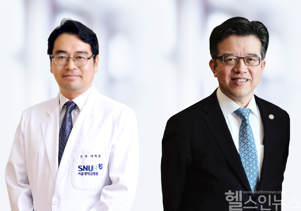 (왼쪽부터) 서울대병원 위장관외과 이혁준 교수(1저자), 양한광 교수(교신저자) (서울대병원 제공)
