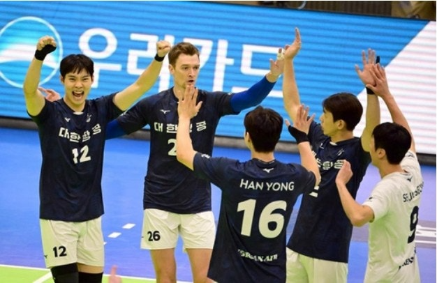 프로배구 대한항공 선수단