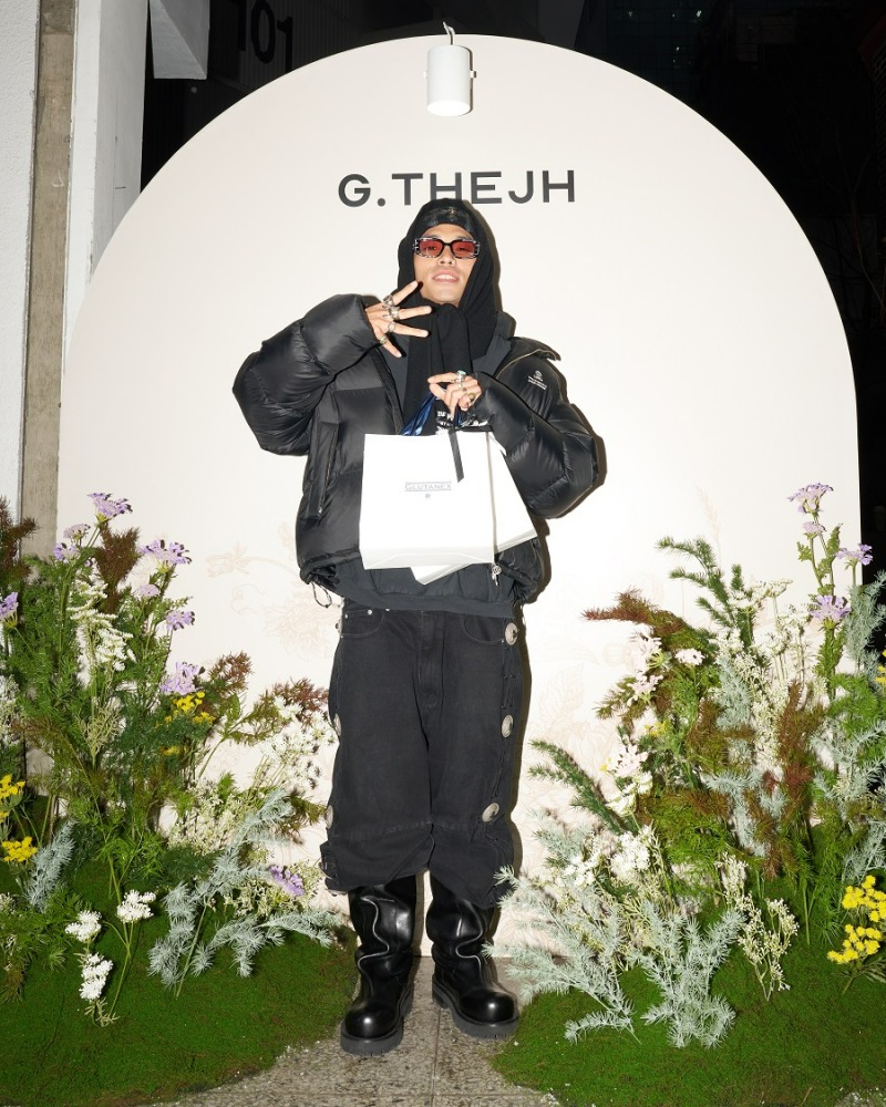 글루타넥스 G.THEJH 팝업 오픈…가수 레디 등 스타들 자리 빛내