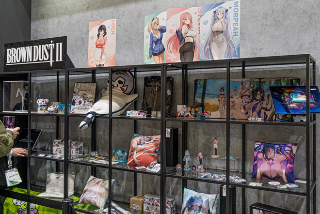 '브라운더스트2' 굿즈 모음. 사진 제공 : 네오위즈