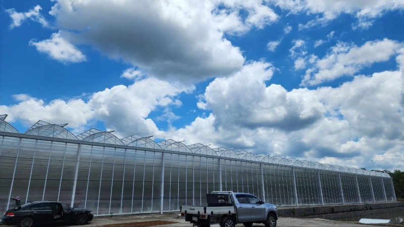 준공 완료된 호주 스마트팜 외부 모습