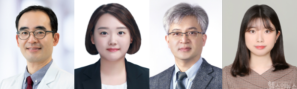 (왼쪽부터) 유수종 서울대병원 소화기내과 교수·박제연 임상강사, 구자록 서울의대 교수·김수민 연구원 (서울대병원 제공)