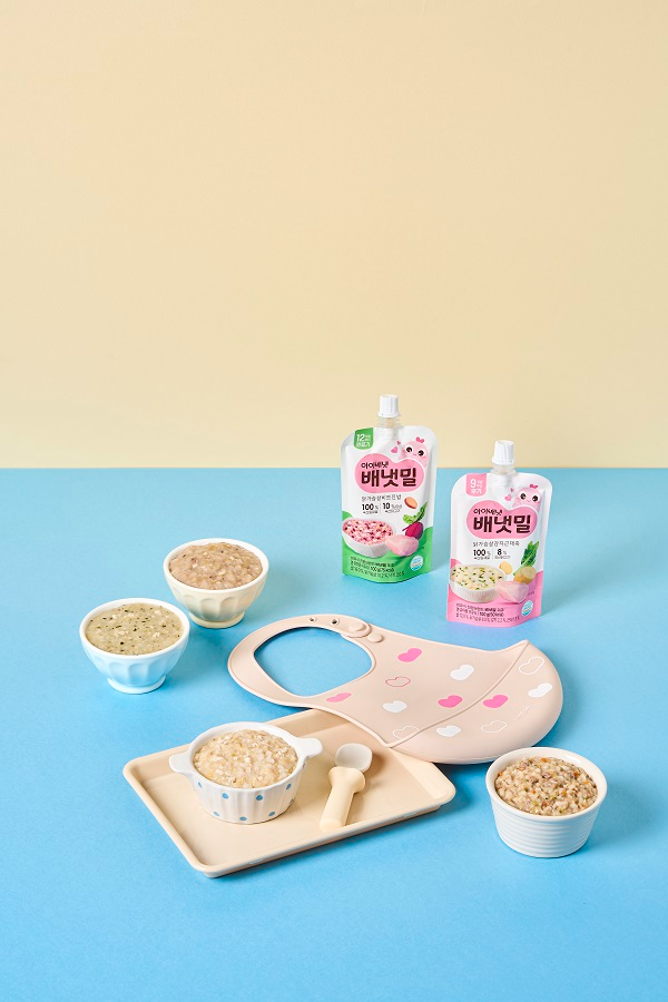 아이배냇, 신선배달 이유식 브랜드 '배냇밀' 실온이유식 2종 추가 출시
