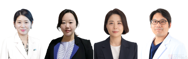 (좌측부터) 홍용희 순천향대 부천병원 소아청소년과 교수, 박수진 고려대학교 보건과학대학 보건경제학 연구실 연구원, 설아람 한국보건의료연구원 박사, 이윤 고려대학교 안암병원 소아청소년과 교수 공동연구팀 (순천향대 부천병원 제공)
