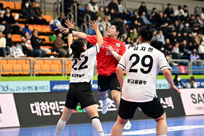 신한SOL페이 23 24 핸드볼 H리그 삼척시청 김민서 / 사진제공=한국핸드볼연맹