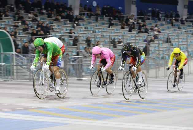 지난해 열렸던 그랑프리 경륜 결승전 경주 장면