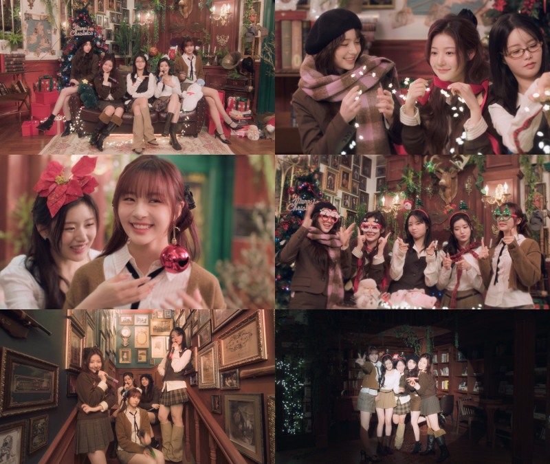 피프티피프티, ‘Naugthy or Nice’ 라이브 클립 뮤직비디오 공개…‘겨울 요정’들이 전하는 크리스마스 선물