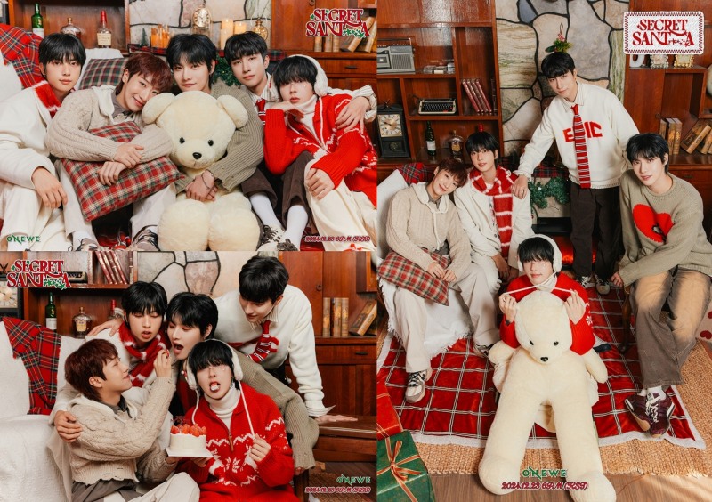 원위, 스페셜 앨범 'SECRET SANTA' 단체 콘셉트 포토 공개…'따뜻+훈훈' 케미스트리