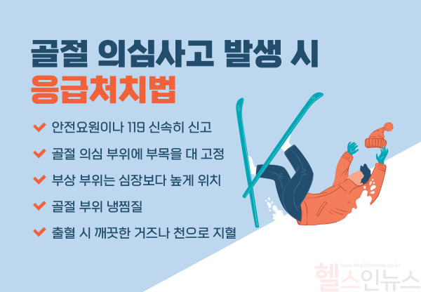 골절 의심사고 발생 시 응급처치법 (힘찬병원 제공)
