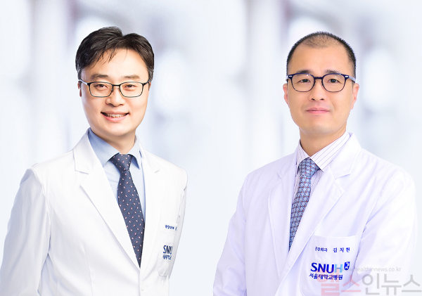 (왼쪽부터) 공현중 융합의학과 교수, 김치헌 신경외과 교수