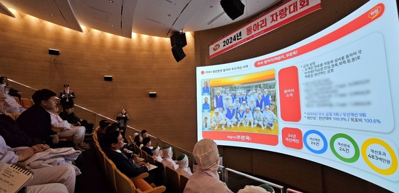 하림 본사 에그시어터에서 개최된 ‘2024년 동아리자랑대회’ 현장 (하림 제공)