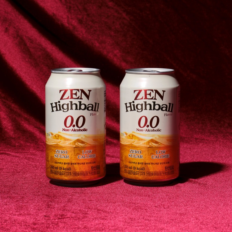 하이볼도 제로시대...티젠, '젠 하이볼향 0.0' 출시