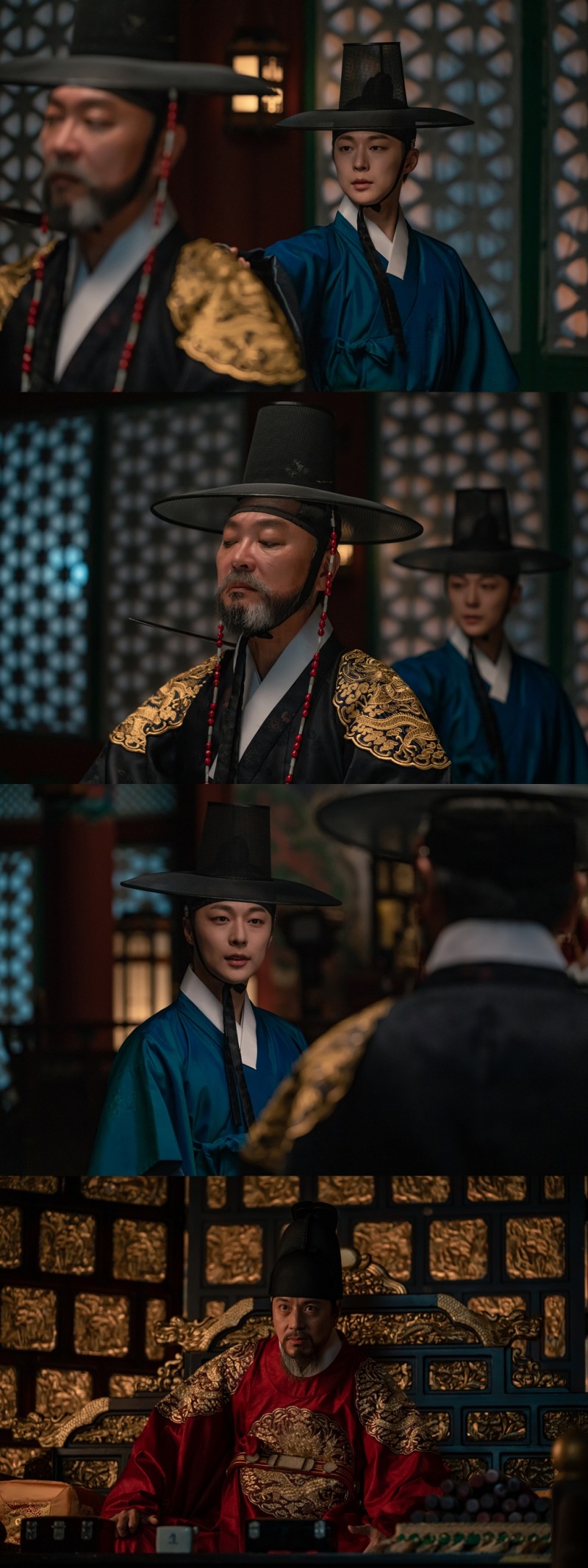 ‘체크인 한양’ 배인혁, 김의성에게 칼 겨눈 이유는?…팽팽한 대치 ‘긴장감 UP’