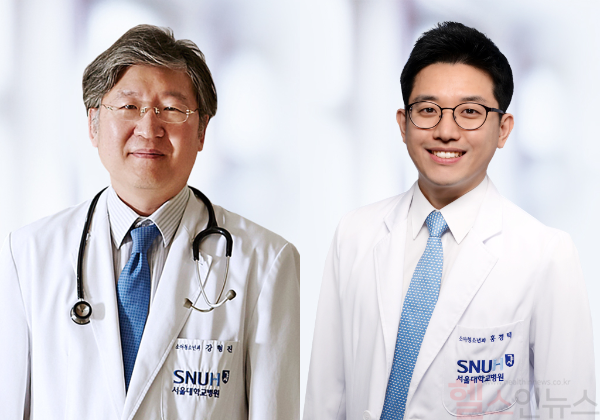 (왼쪽부터) 강형진 , 홍경택 서울대병원 소아청소년과 교수 (서울대병원 제공)