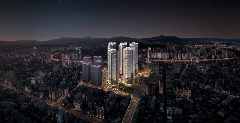 더샵 퍼스트월드 서울_광역조감도