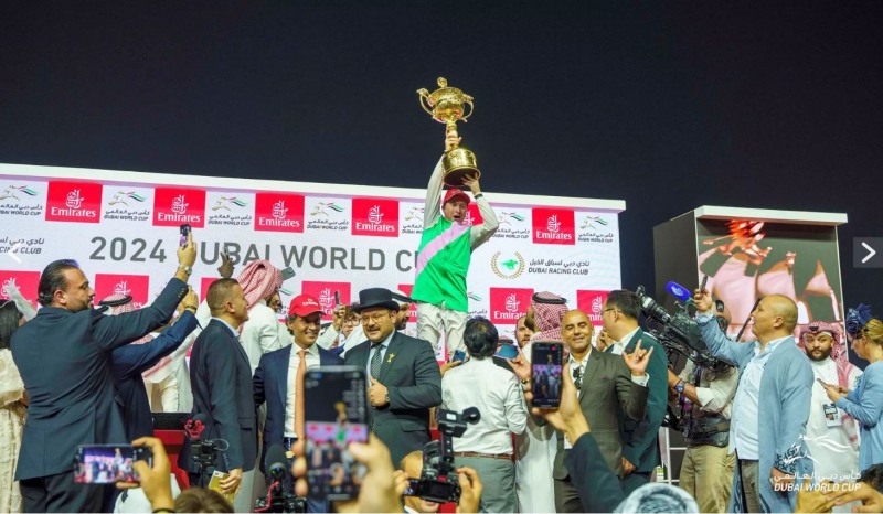 24년 두바이월드컵 시상식 출처_두바이레이싱클럽 홈페이지