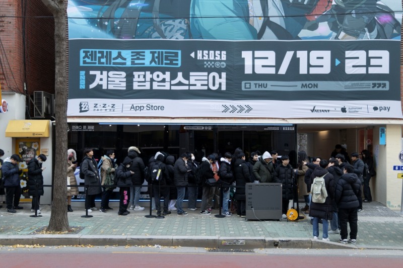 호요버스 '젠레스 존 제로' 팝업스토어 현장(제공=호요버스).