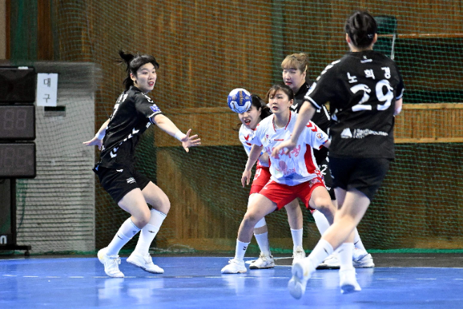 대구광역시청 이원정 선수 신한 SOL페이 23-24 핸드볼 H리그 경기 모습 / 사진제공=한국핸드볼연맹