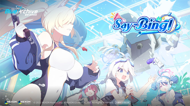 '블루 아카이브'에 신규 이벤트 스토리 'Say-Bing!' 관련 이미지. 자료 제공 : 넥슨