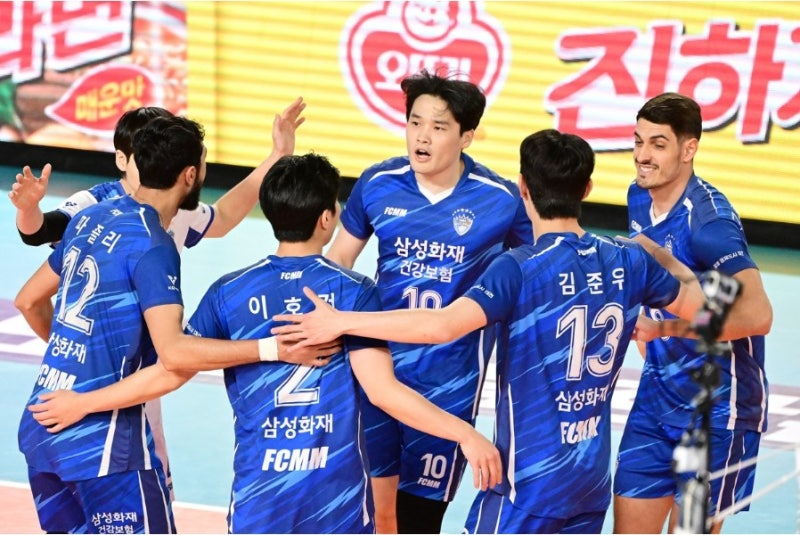 삼성화재, OK저축은행에 3-0 셧아웃승...3위 상승