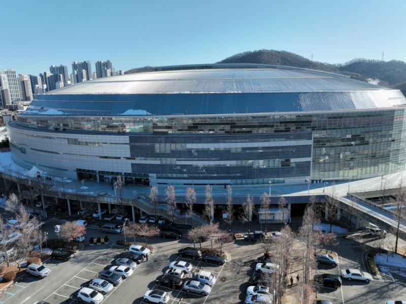경륜경정총괄본부가 광명스피돔에 구축한 건물 일체형 태양광 발전설비