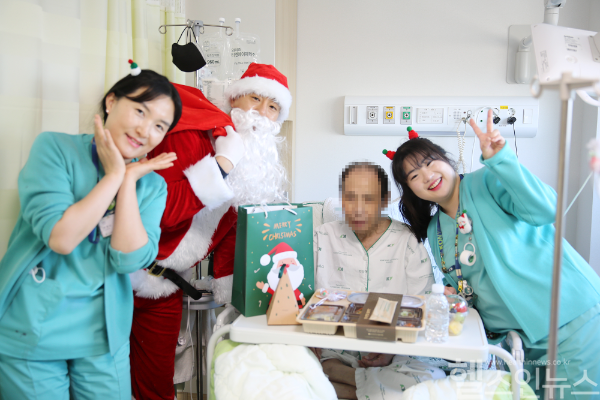 건양대병원 호스피스병동 환자 위문행사 (건양대병원 제공)