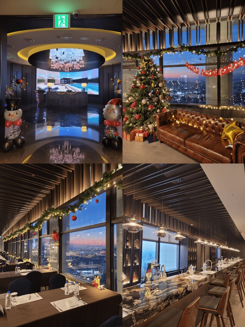 ‘더 라운지 리힛트 21’ 크리스마스 이벤트 현장(이미지 제공 : 엔포드 호텔)