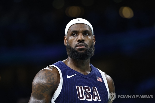 미국 대표팀에서 활약하던 제임스