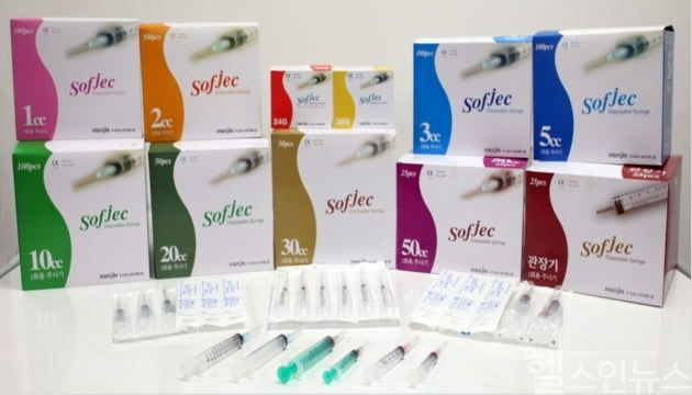 HLB생명과학의 주사기 브랜드 ‘소프젝’ (HLB생명과학 제공)
