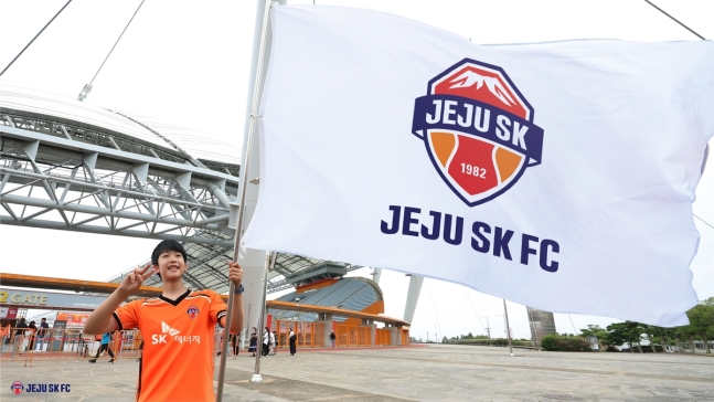제주SK FC 엠블럼 깃발