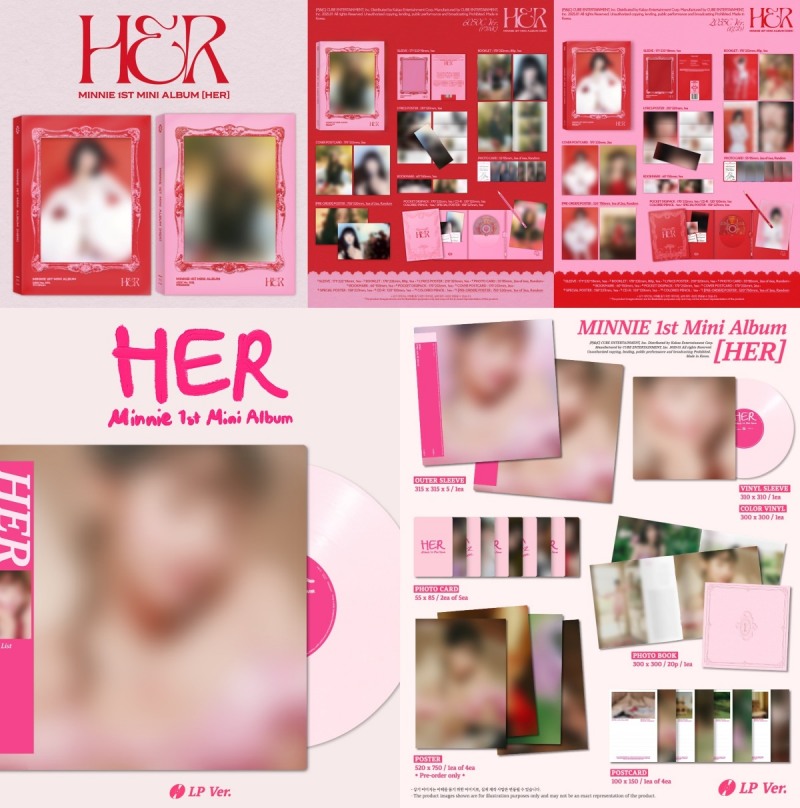 (여자)아이들 민니, 첫 솔로 앨범 'HER' 예판 시작…팬들 소장 욕구 자극