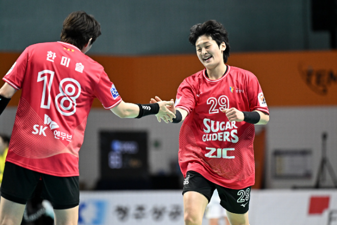 신한SOL페이 24 25 핸드볼 H리그 SK슈가글라이더즈 유소정. / 사진제공=한국핸드볼연맹