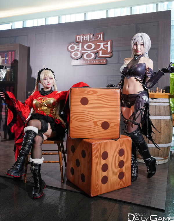 이벤트를 진행한 캐릭터 모델들.