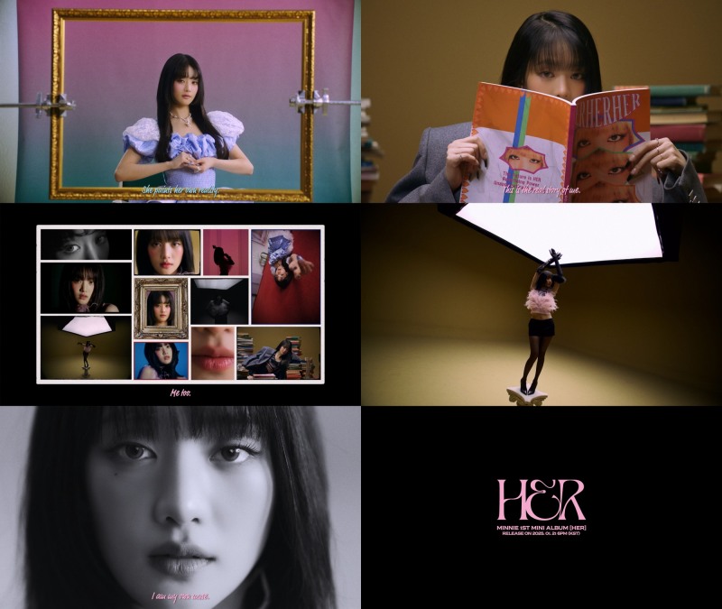 (여자)아이들 민니, 첫 솔로 앨범 코멘터리 필름…민니가 말하는 'HER'
