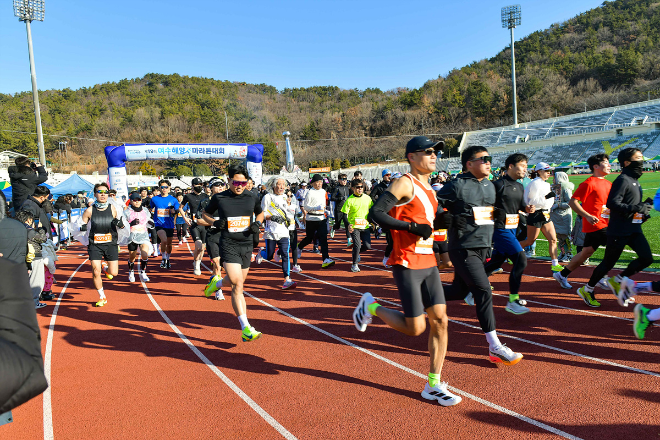 제19회 여수해양마라톤대회. ⓒ 여수시