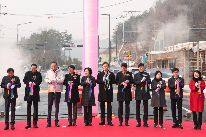 의일로2 도로 확장 개통식