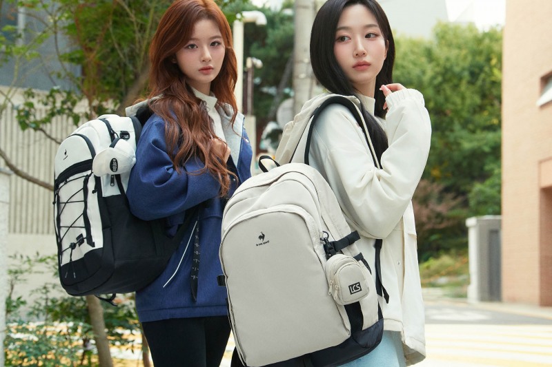 르꼬끄 스포르티브, 엔믹스 해원, 설윤도 맨 신학기 백팩 ‘르삭’, ’아투즈 에어’ 출시!