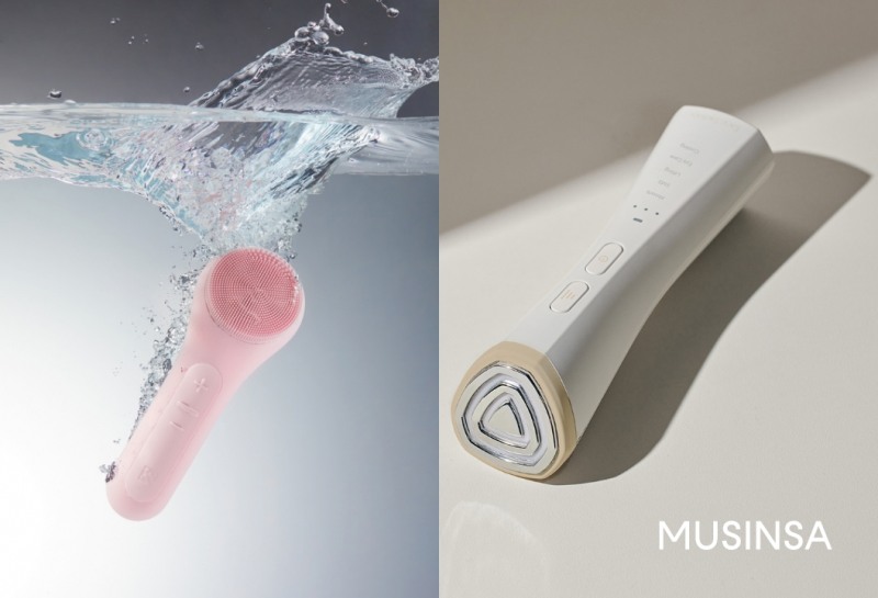 무신사 뷰티는 진동 클렌저, 고주파 마사지기, 부스터 기기 등 피부관리 디바이스를 찾는 고객이 큰 폭으로 증가했다고 오늘 밝혔다.(무신사 제공)