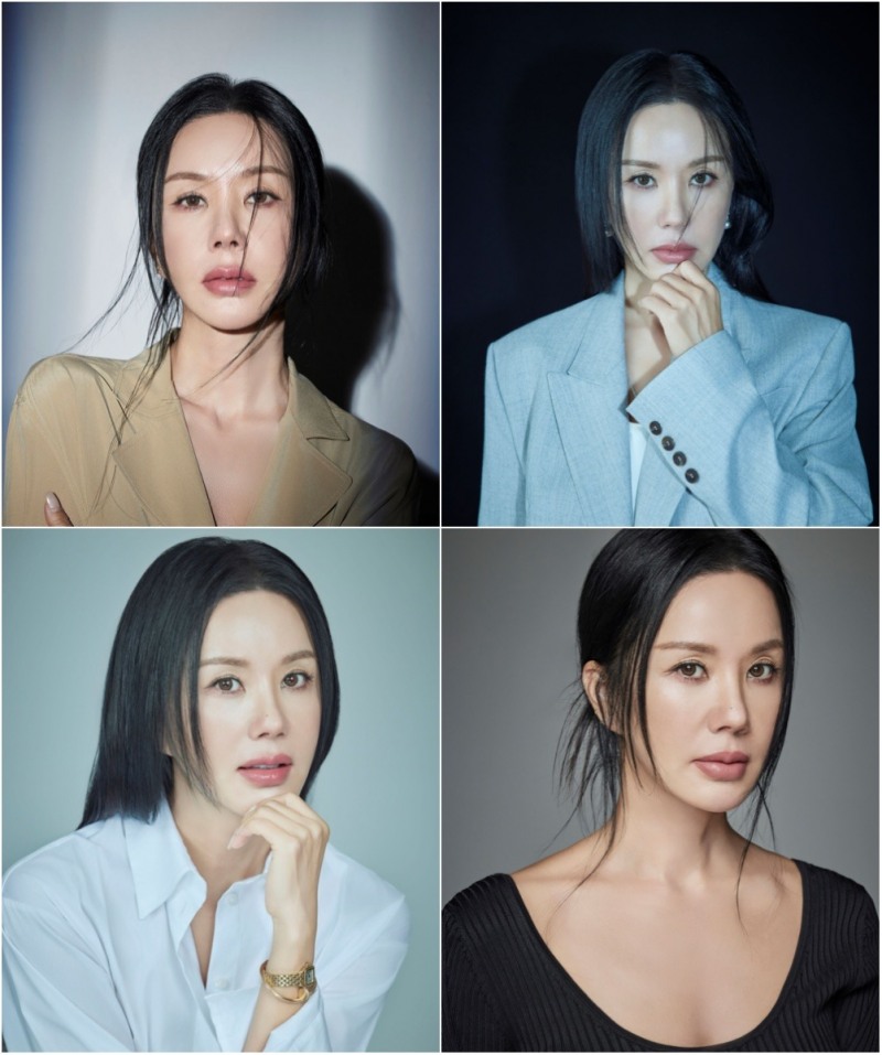 엄정화 새 프로필 공개…‘4색 매력’ 독보적 분위기 발산