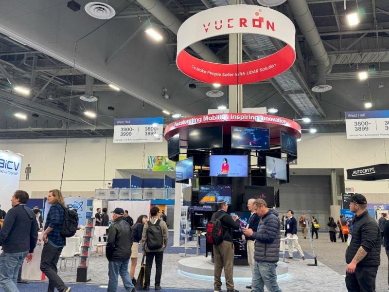 뷰런테크놀로지 미국 CES 부스 현장 (사진제공=뷰런테크놀로지)