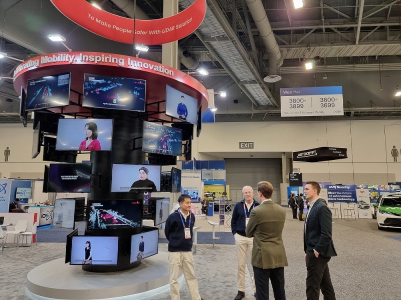 뷰런테크놀로지 미국 CES 부스 현장 (사진제공=뷰런테크놀로지)