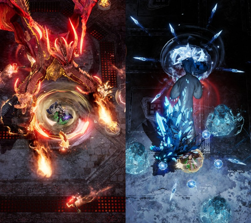 '발할라 서바이벌' 보스전(제공=라이온하트 스튜디오).